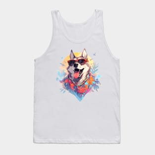 Fabulous Dog with Sunglasses Tank Top